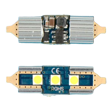 31MM-3SMD-3030-CAN Светодиодная лампа F31mm 3030 3smd canbus 10-30V AC L027