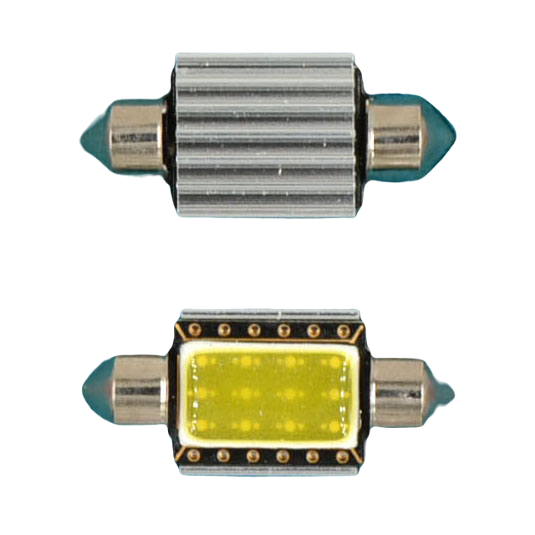 36MM-COB-SOBT Светодиодная лампа софит 36мм 12 вольт. с радиатором L031