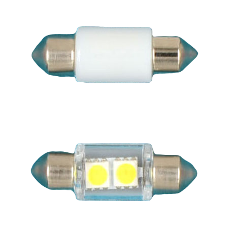 31MM-2SMD-5050 Светодиодная лампа. Софит 31 мм 2SMD 5050 L026