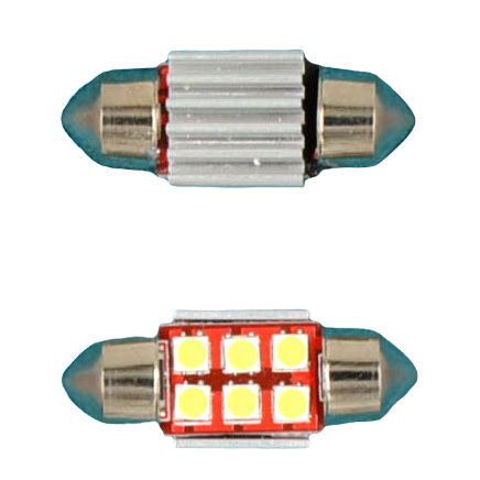31MM-6SMD-3030 Светодиодная лампа. Софит 31 мм 6 smd 3030 canbus L043