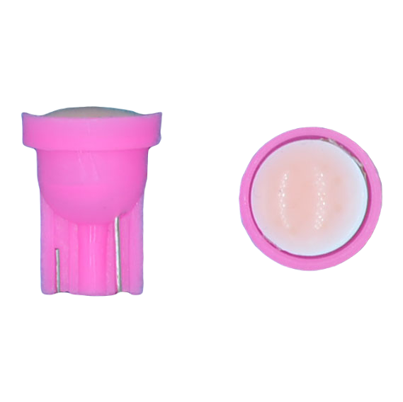 T10-cob-pink Светодиодная лампа T10 розовая (W5W) L142