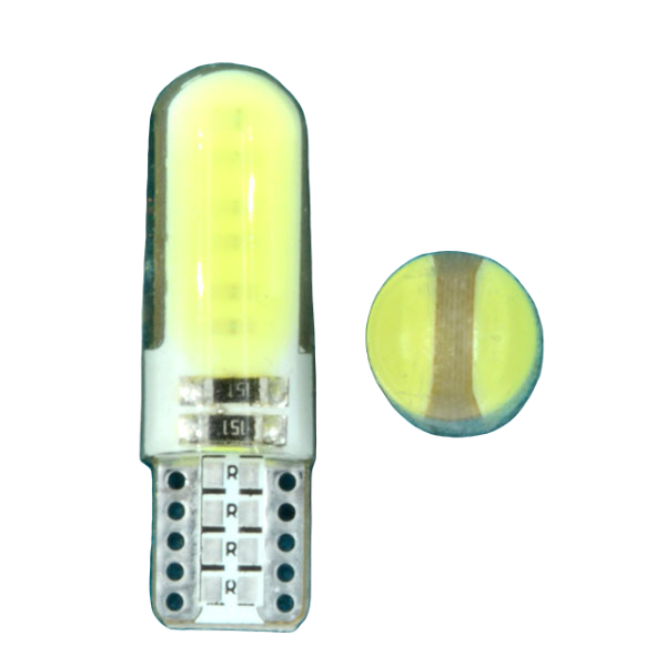T10-6SMD-COB Светодиодная лампа. T10-6SMD-COB 12 силикон (T10 = W5W) L073