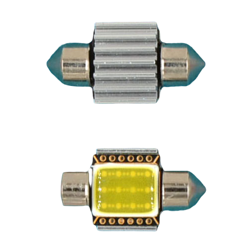 31MM-COB-SOBT Светодиодная лампа софит 31мм 12 вольт. с радиатором L027