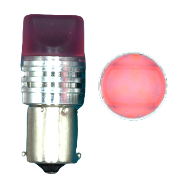 1156-9SMD-2835-red Светодиодная лампа. 1156 9 SMD 2835 12 вольт стробоскоп красный (P21W) L072