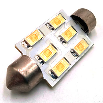 39MM-6SMD-5630 Светодиодная лампа. Софит 39MM-6SMD-5630-12 вольт L099