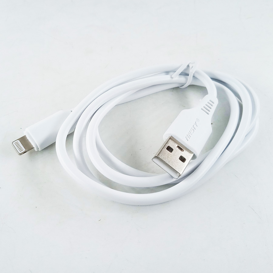 Кабель USB-IPhone (LIGHTNING) быстрая зарядка 3.4A 100cm белый