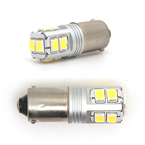 BA9S-10SMD-2835-15W Светодиодная лампа Canbus 12-24 вольт. BA9S-2835-10SMD(15W). (T4W) L080