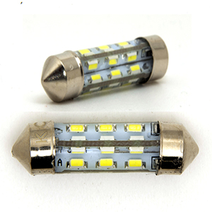 36MM-24SMD-3014-SILI Светодиодная лампа софит 36 мм 24 smd 3014 силикон белый L034