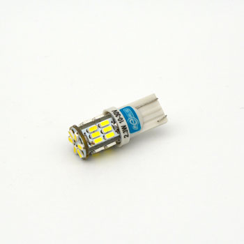 T10-30SMD-3014-12V Светодиодная лампа T10 30 smd 3014 9-30 в, с драйвером, berus, белый, гарантия 6 мес. (W5W)