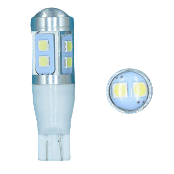 T10-T15-2835-10SMD Светодиодная лампа. T10-T15 10SMD 2835 CANBUS линза драйвер белый (W5W) M128