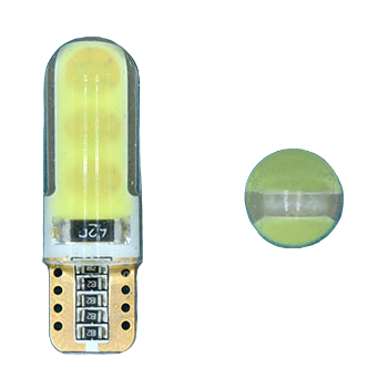 T10-6SMD-COB-CAN Светодиодная лампа. T10-6SMD-COB 12 силикон CANBUS (W5W) L091