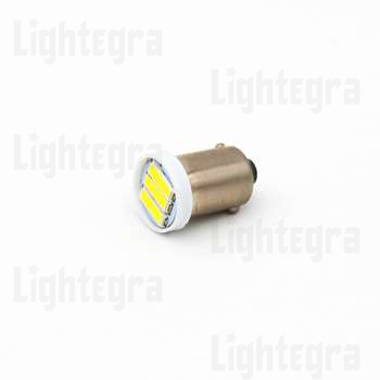 BA9S-3SMD-7014-W-12V Светодиодная лампа. BA9S-3SMD-7014 белый 12 вольт (T4W) M150