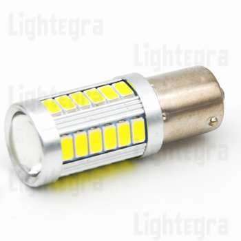 1156-33SMD-5630-12V Светодиодная лампа 1156-5630-33SMD. 12V. Белый. (P21W) L139