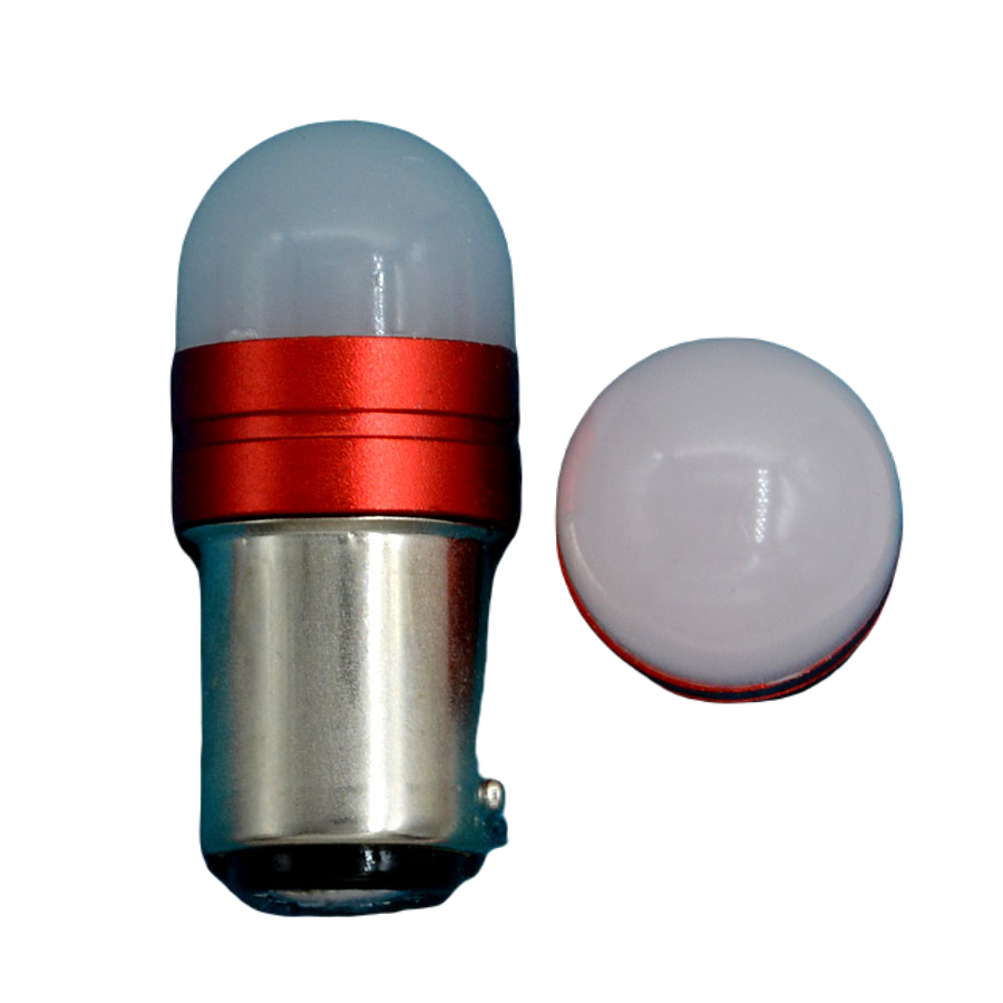 1157-S25-3W Fix+Stro Светодиодная лампа 9-32 вольта S25-1157-3w. Красный + Стробоскоп. (P21-5W) L020