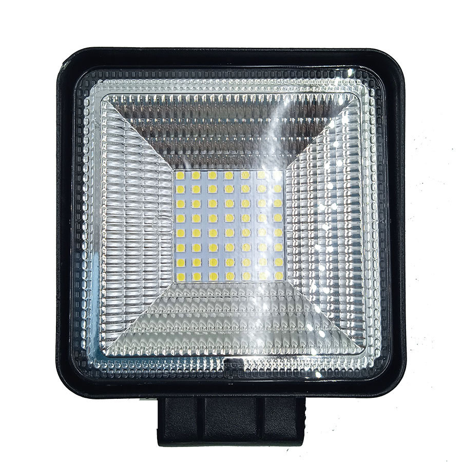 Фара рабочего света 168 W 56 LED квадрат 105х105х35 мм