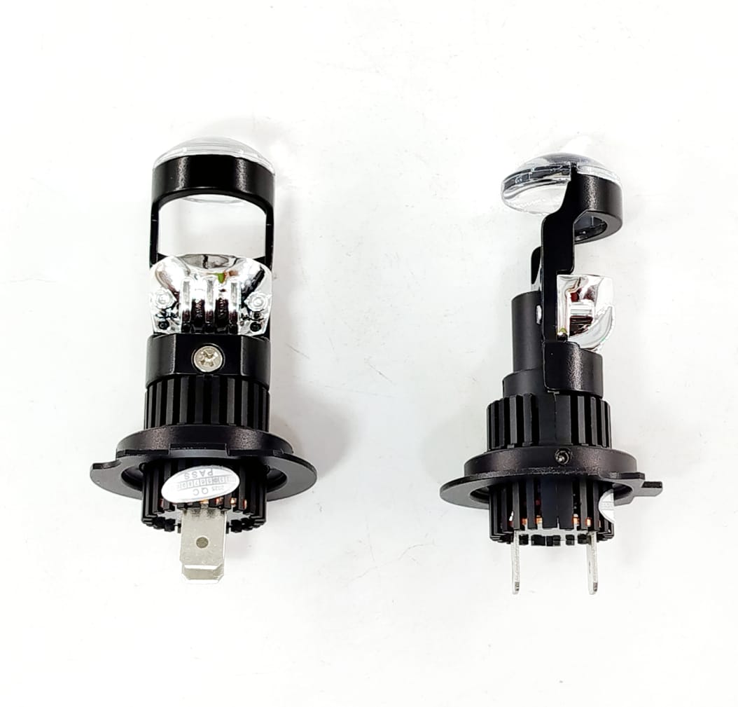 Головной свет. Лампа светодиодная. С вентилятором. 12-16 вольт. 60 Ватт 6000K. H7-M01R