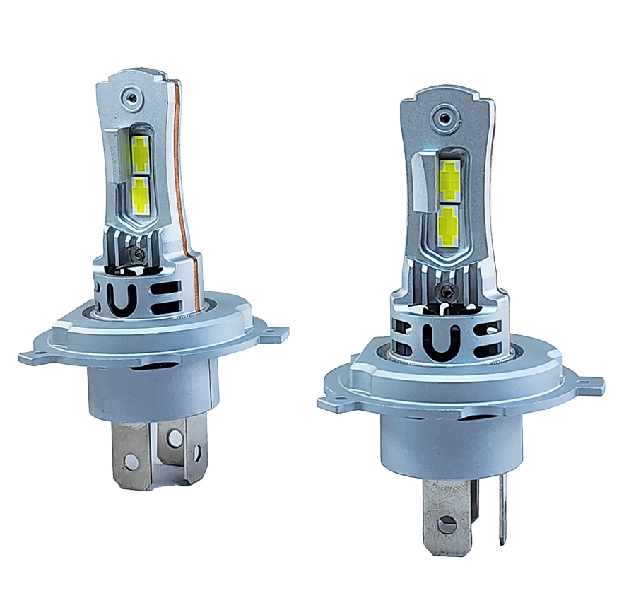 Головной свет. Лампа светодиодная с вентилятором. CAN-BUS 12-24 Вольт. NM1-H4/H19