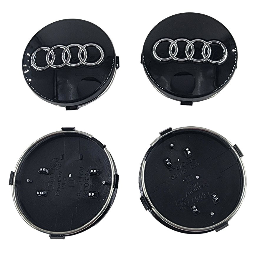 Колпачок на литой диск AUDI 60mm черный OEM: 4B0601170 for A4,A6,A4L,A8