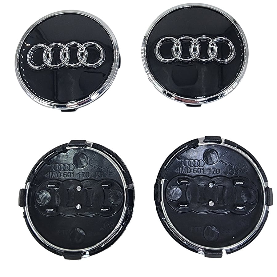 Колпачок на литой диск AUDI 61mm черный 4M0601170JG3 for 2018 Q7 A4L,A3,Q5L