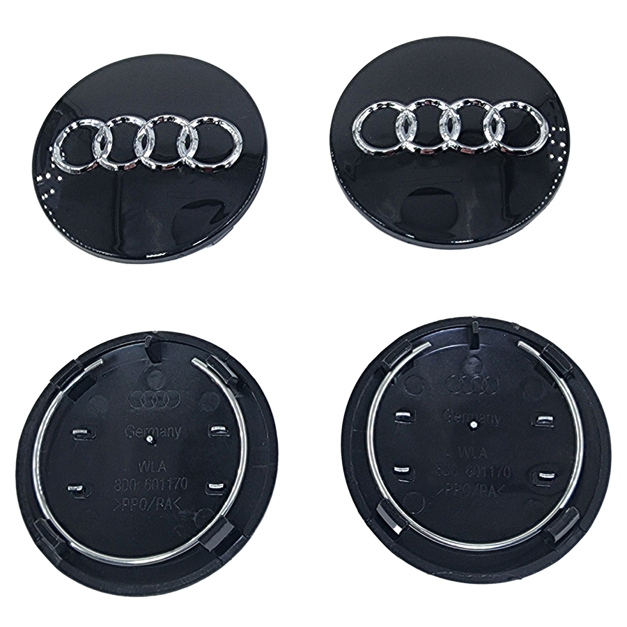 Колпачок на литой диск AUDI 68mm черный OEM:8D0601170 для A1 A3 A6 C5,Q7