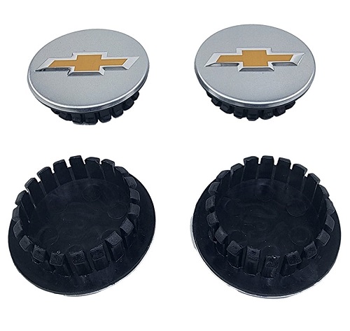 Колпачок на литой диск CHEVROLET 59mm серебристый