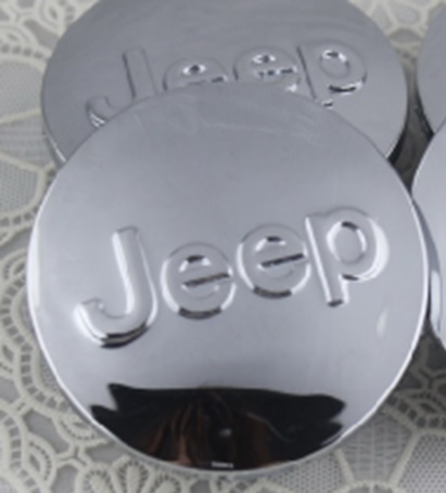 Колпачок на литой диск Jeep 63 mm серебристый