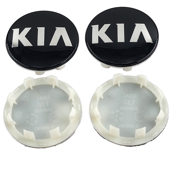 Колпачок на литой диск KIA 58mm черный