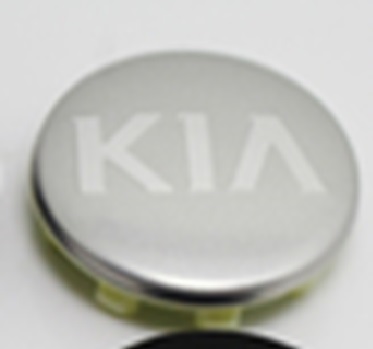 Колпачок на литой диск KIA 58mm серебристый