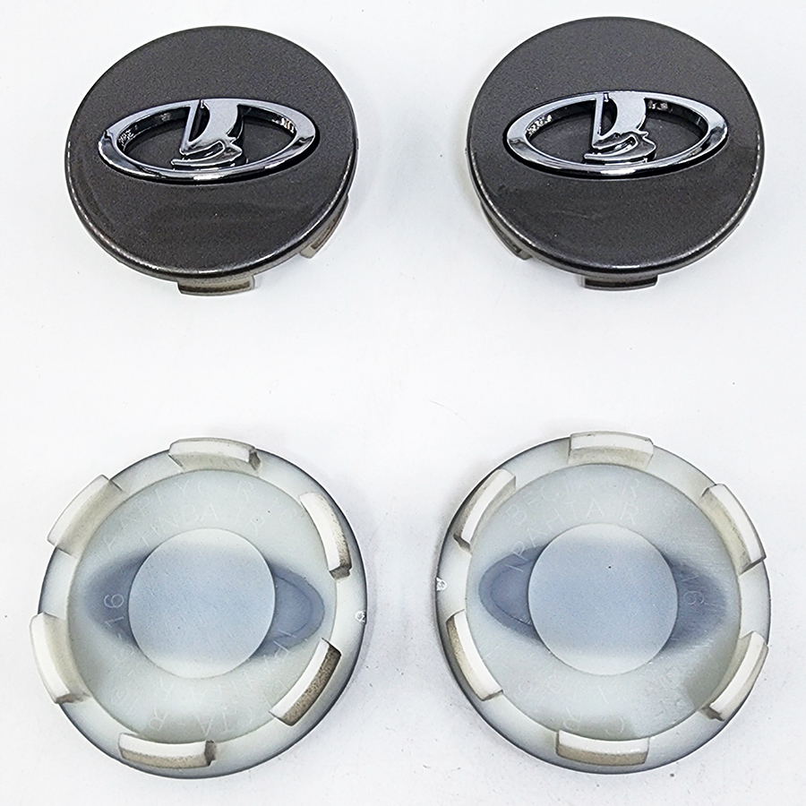 Колпачок на литой диск LADA 56mm серый R15-16