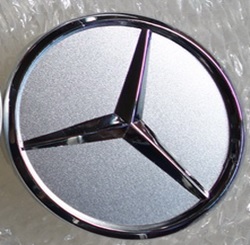 Колпачок на литой диск Mercedes-Benz 60 mm серебристый