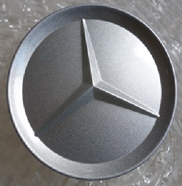 Колпачок на литой диск Mercedes-Benz 65 mm серебристый