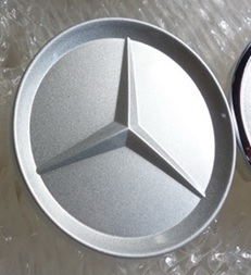 Колпачок на литой диск Mercedes-Benz 75 mm серебристый