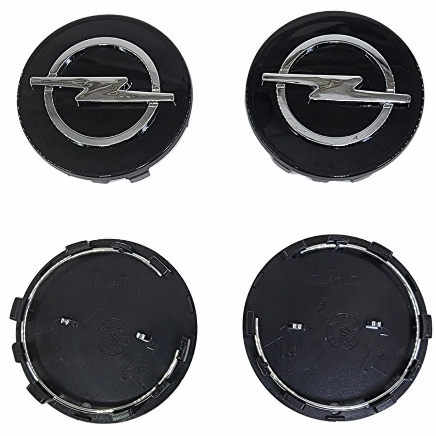 Колпачок на литой диск OPEL 58 mm черный