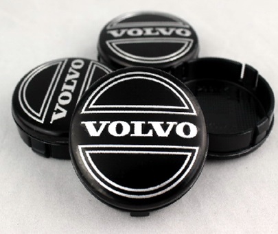 Колпачок на литой диск VOLVO 64mm черный