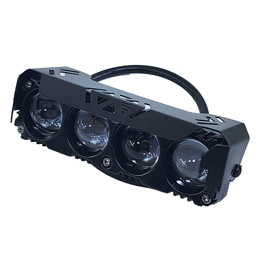 Противотуманная фара 4 линзы 33 Ватт белый/желтый 125х40х40 мм. 12-24 Вольт   30-2