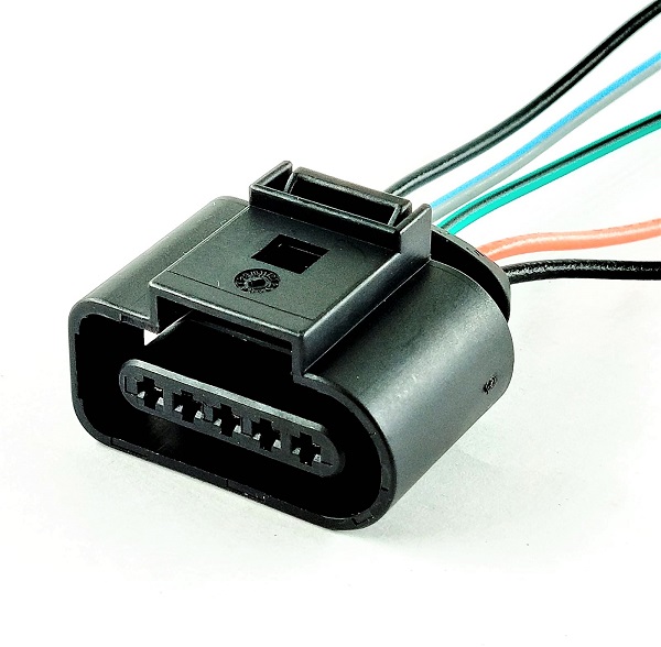 Разъем для датчика расхода воздуха vаg 5 проводов 8K0973705