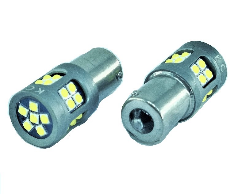 Светодиодная лампа. Z2 1156 (P21W) 26SMD-3030 5W 12-24Вольт Белый