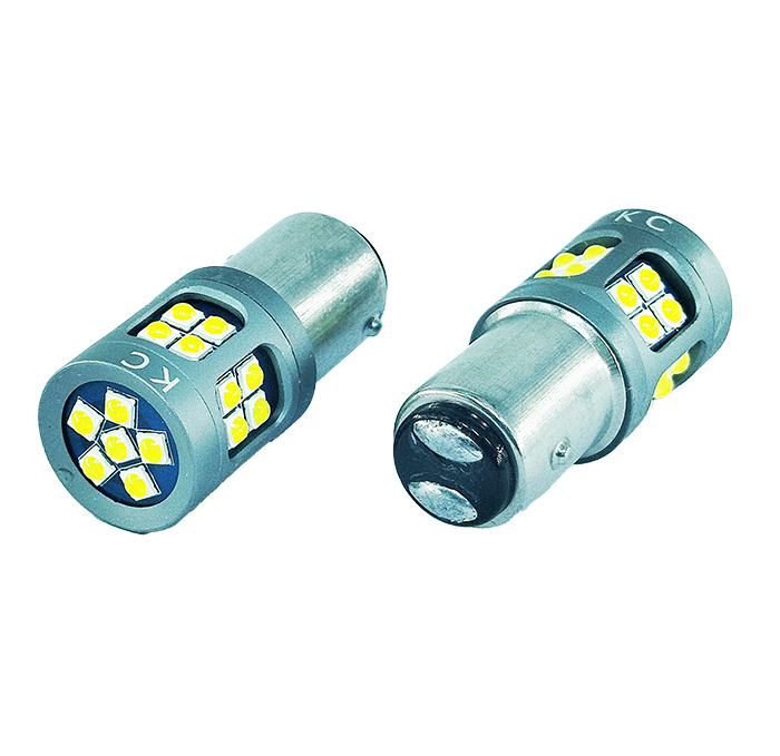 Светодиодная лампа. Z2 1157(P21/5W, BaY15d) 26SMD-3030 1.5/6W 12-24Вольт Белый